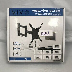 VIVO Full Motion 20kg/44lbs Capacity Compatible 13in-42in TV Wall Mount NS144